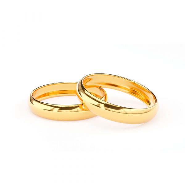 argollas de matrimonio clásicas oro